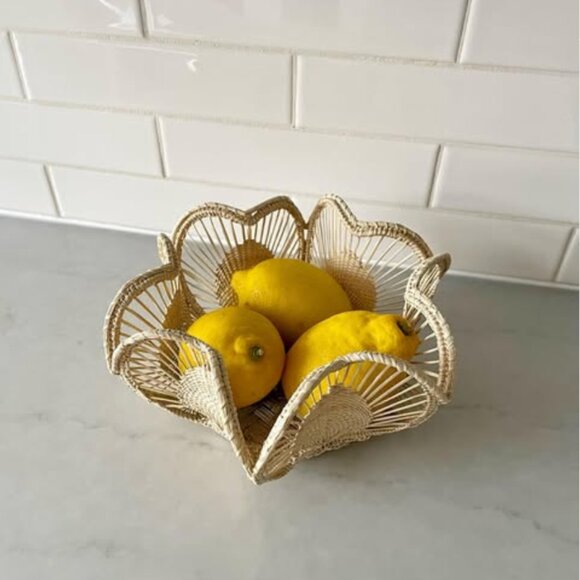 Flora Woven Basket - Picture 3 of 3